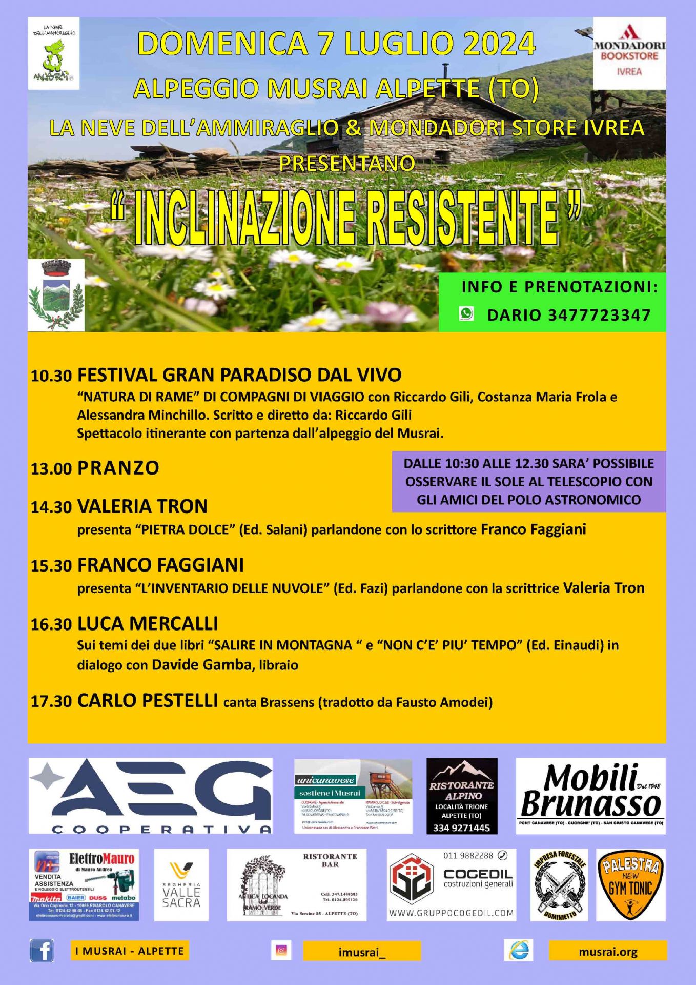 Inclinazione Resistente 7 luglio 2024