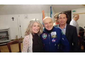 25 luglio 2015 l'astronauta Franco Malerba in visita al Polo Astronomico Don Giovanni Capace
