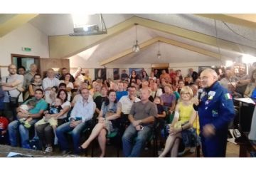 25 luglio 2015 l'astronauta Franco Malerba in visita al Polo Astronomico Don Giovanni Capace