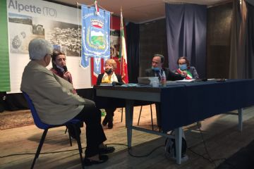 15 maggio 2021 presentazione del logo del Polo Culturale di Alpette (Biblioteca ed Ecomuseo del Rame Lavoro e Resistenza)