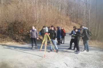 Rilievi topografici alla borgata Trione e alla frazione Nero